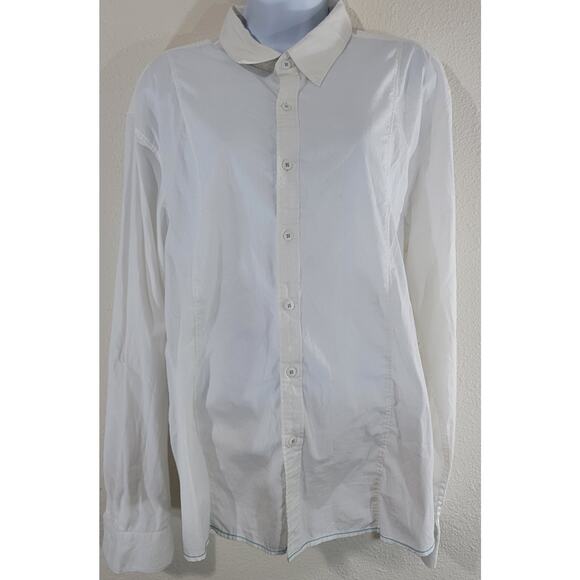 Max Fashion Casuals Limited Edition Range White Collard Men's Shirt XXL Soft - Picture 1 of 5